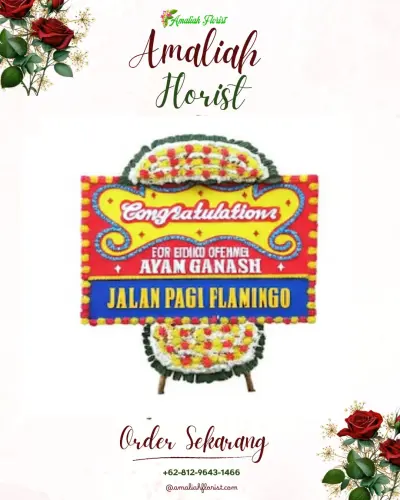 Bunga Papan Congratulation di Pasir Putih
